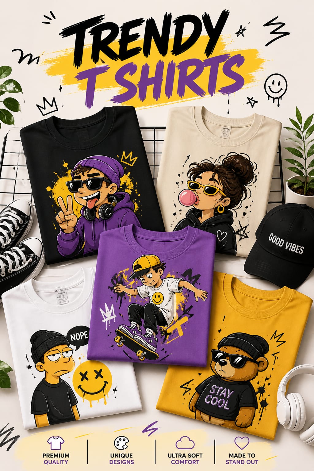 Trendy T-shirts