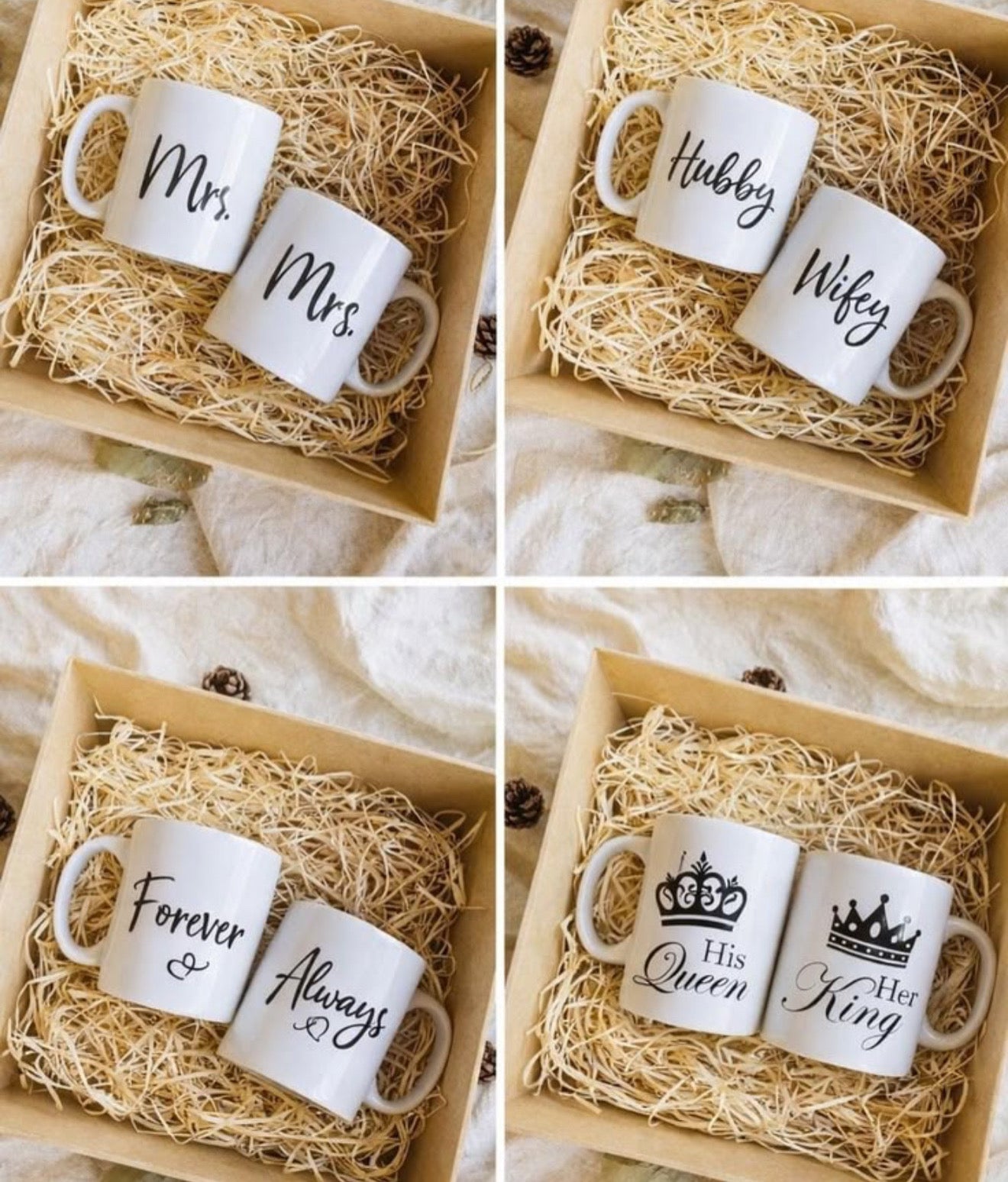 Customised mugs
